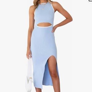 Cutout Bodycon Midi Dress